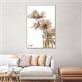 Picture of Linen Daisies _GroupedProduct_Rectangle_Portrait_Canvas_Framed_