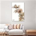 Picture of Linen Daisies _GroupedProduct_Rectangle_Portrait_Canvas_Framed_