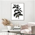 Picture of Black Leaves II _GroupedProduct_Rectangle_Portrait_Canvas_Framed_