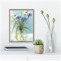Picture of Street Flower In Bottle Water _GroupedProduct_Rectangle_Portrait_Canvas_Framed_