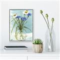 Picture of Street Flower In Bottle Water _GroupedProduct_Rectangle_Portrait_Canvas_Framed_