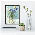 Picture of Street Flower In Bottle Water _GroupedProduct_Rectangle_Portrait_Canvas_Framed_