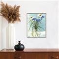 Picture of Street Flower In Bottle Water _GroupedProduct_Rectangle_Portrait_Canvas_Framed_