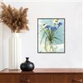 Picture of Street Flower In Bottle Water _GroupedProduct_Rectangle_Portrait_Canvas_Framed_