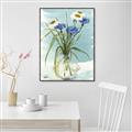 Picture of Street Flower In Bottle Water _GroupedProduct_Rectangle_Portrait_Canvas_Framed_