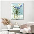 Picture of Street Flower In Bottle Water _GroupedProduct_Rectangle_Portrait_Canvas_Framed_