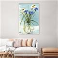 Picture of Street Flower In Bottle Water _GroupedProduct_Rectangle_Portrait_Canvas_Framed_
