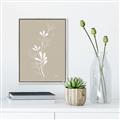 Picture of Neutral Plant V _GroupedProduct_Rectangle_Portrait_Canvas_Framed_