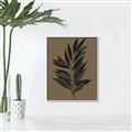 Picture of Silhouette Leaves _GroupedProduct_Rectangle_Portrait_Canvas_Framed_