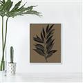 Picture of Silhouette Leaves _GroupedProduct_Rectangle_Portrait_Canvas_Framed_