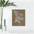 Picture of Neutral Plant  III _GroupedProduct_Rectangle_Portrait_Canvas_Framed_