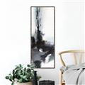 Picture of Black Abstract _GroupedProduct_Panel_Portrait_Canvas_Framed_