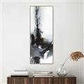 Picture of Black Abstract _GroupedProduct_Panel_Portrait_Canvas_Framed_
