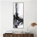 Picture of Black Abstract _GroupedProduct_Panel_Portrait_Canvas_Framed_