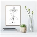 Picture of Single Flower VIII _GroupedProduct_Rectangle_Portrait_Canvas_Framed_