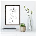 Picture of Single Flower VIII _GroupedProduct_Rectangle_Portrait_Canvas_Framed_