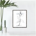 Picture of Single Flower VIII _GroupedProduct_Rectangle_Portrait_Canvas_Framed_