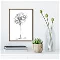 Picture of Single Flower VII  _GroupedProduct_Rectangle_Portrait_Canvas_Framed_