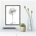 Picture of Single Flower VII  _GroupedProduct_Rectangle_Portrait_Canvas_Framed_