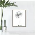 Picture of Single Flower VII  _GroupedProduct_Rectangle_Portrait_Canvas_Framed_