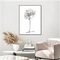 Picture of Single Flower VII  _GroupedProduct_Rectangle_Portrait_Canvas_Framed_