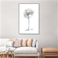 Picture of Single Flower VII  _GroupedProduct_Rectangle_Portrait_Canvas_Framed_