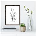 Picture of Single Flower V _GroupedProduct_Rectangle_Portrait_Canvas_Framed_