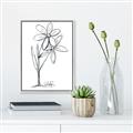 Picture of Single Flower III _GroupedProduct_Rectangle_Portrait_Canvas_Framed_