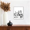 Picture of Silhouette Leaves I  _GroupedProduct_Rectangle_Portrait_Canvas_Framed_