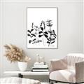 Picture of Silhouette Leaves I  _GroupedProduct_Rectangle_Portrait_Canvas_Framed_