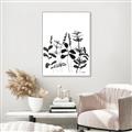 Picture of Silhouette Leaves I  _GroupedProduct_Rectangle_Portrait_Canvas_Framed_