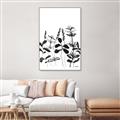Picture of Silhouette Leaves I  _GroupedProduct_Rectangle_Portrait_Canvas_Framed_