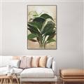 Picture of Tropical Greens _GroupedProduct_Rectangle_Portrait_Canvas_Framed_