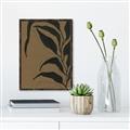 Picture of Silhouette Corn Leaves _GroupedProduct_Rectangle_Portrait_Canvas_Framed_