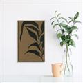 Picture of Silhouette Corn Leaves _GroupedProduct_Rectangle_Portrait_Canvas_Framed_