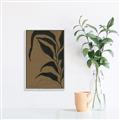 Picture of Silhouette Corn Leaves _GroupedProduct_Rectangle_Portrait_Canvas_Framed_