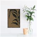 Picture of Silhouette Corn Leaves _GroupedProduct_Rectangle_Portrait_Canvas_Framed_