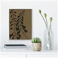 Picture of  Silhouette Bell Flowers _GroupedProduct_Rectangle_Portrait_Canvas_Framed_