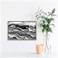 Picture of Seascape Sketch _GroupedProduct_Rectangle_Landscape_Canvas_Framed_