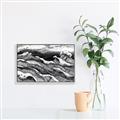 Picture of Seascape Sketch _GroupedProduct_Rectangle_Landscape_Canvas_Framed_