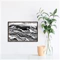 Picture of Seascape Sketch _GroupedProduct_Rectangle_Landscape_Canvas_Framed_
