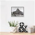 Picture of Gray Wooden Barn _GroupedProduct_Rectangle_Landscape_Canvas_Framed_