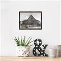 Picture of Gray Wooden Barn _GroupedProduct_Rectangle_Landscape_Canvas_Framed_