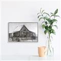 Picture of Gray Wooden Barn _GroupedProduct_Rectangle_Landscape_Canvas_Framed_
