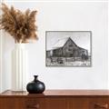 Picture of Gray Wooden Barn _GroupedProduct_Rectangle_Landscape_Canvas_Framed_