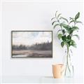 Picture of Misty Late Afternoon _GroupedProduct_Rectangle_Landscape_Canvas_Framed_