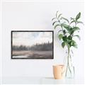 Picture of Misty Late Afternoon _GroupedProduct_Rectangle_Landscape_Canvas_Framed_