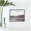 Picture of Misty Late Afternoon _GroupedProduct_Rectangle_Landscape_Canvas_Framed_