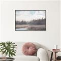 Picture of Misty Late Afternoon _GroupedProduct_Rectangle_Landscape_Canvas_Framed_