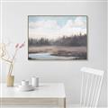 Picture of Misty Late Afternoon _GroupedProduct_Rectangle_Landscape_Canvas_Framed_